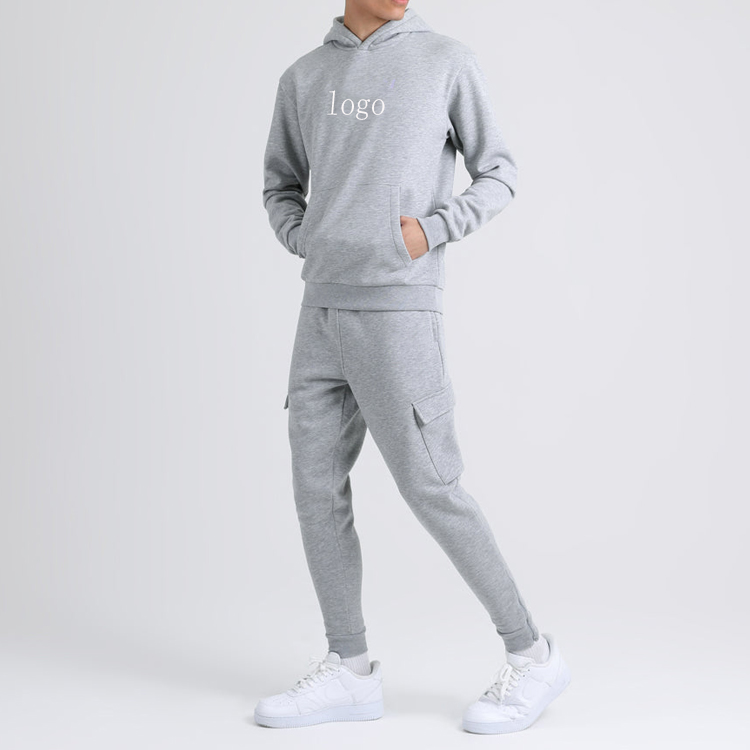 Wholesale Sport Running Custom Logo Mens Plain Track Sweatsuit Jogging Suits Sets