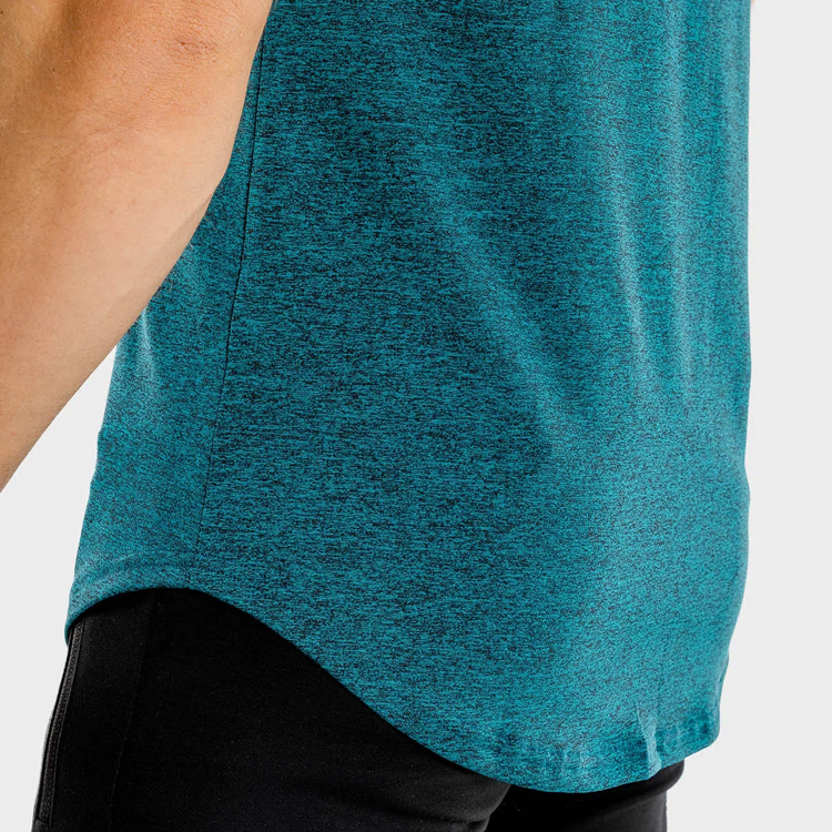 Custom Printing Wholesale Lightweight Men Raglan Sleeve Plain Polyester Gym T Shirts detail pictures