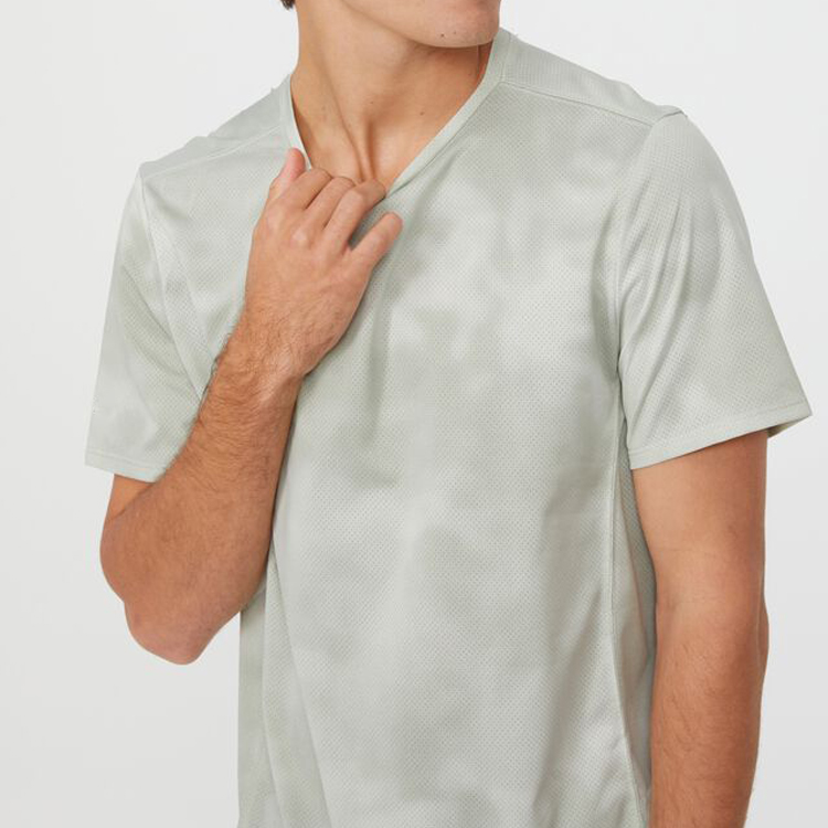 High Quality Custom Design Crew Neck Tie Dye Gym Sports Blank T Shirts For Men detail pictures
