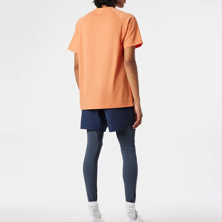 High Quality Wholesale Custom Design Gym Sports Workout Cotton Blank T Shirt For Men detail pictures