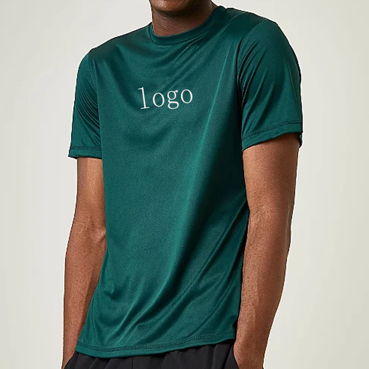Wholesale Lightweight 92 Polyester 8 Spandex Customized Plain Gym Sports T Shirts For Men