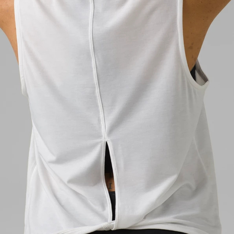 High Quality Breathable Custom Workout Women Sports Gym Fitness Plain Tank Tops detail pictures