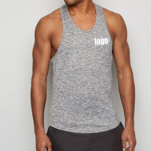 Cheap PriceList for Polo T Shirts -
 Wholesale Sports Clothes Gym Slim Fit Training Quick Dry Singlets Muscle Polyester Racerback Tank Tops For Men – AIKA