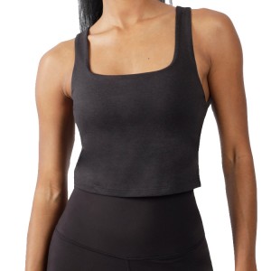 China OEM Yoga Pants Supplier -
 Custom Logo Square Neck Workout Crop Tops Fitness Gym Tank Top For Women – AIKA
