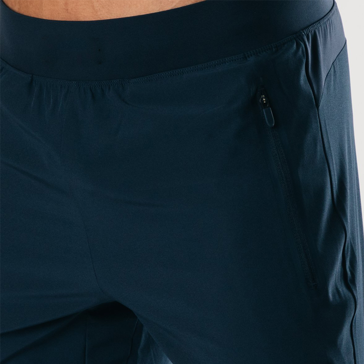 Active Mesh Panel Elastic Waist Fitness Training Nylon Track Tech Jogger Pants For Men detail pictures