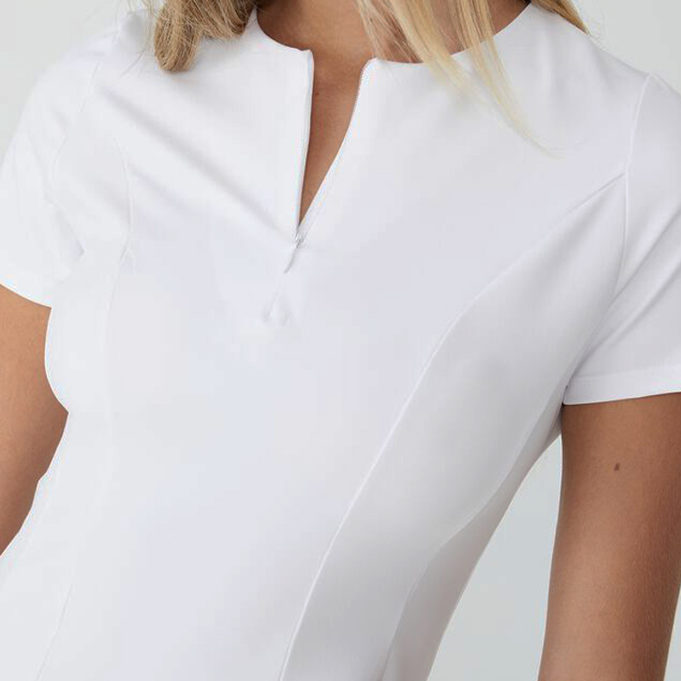 Wholesale Breathable Custom Logo Tennis Skirts Half Zipper Women Tennis Dress detail pictures