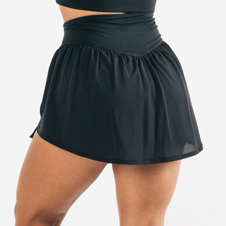 Best Seller Workout Fitness Girls Sports Custom 2 In 1 Tennis Skirts For Women detail pictures