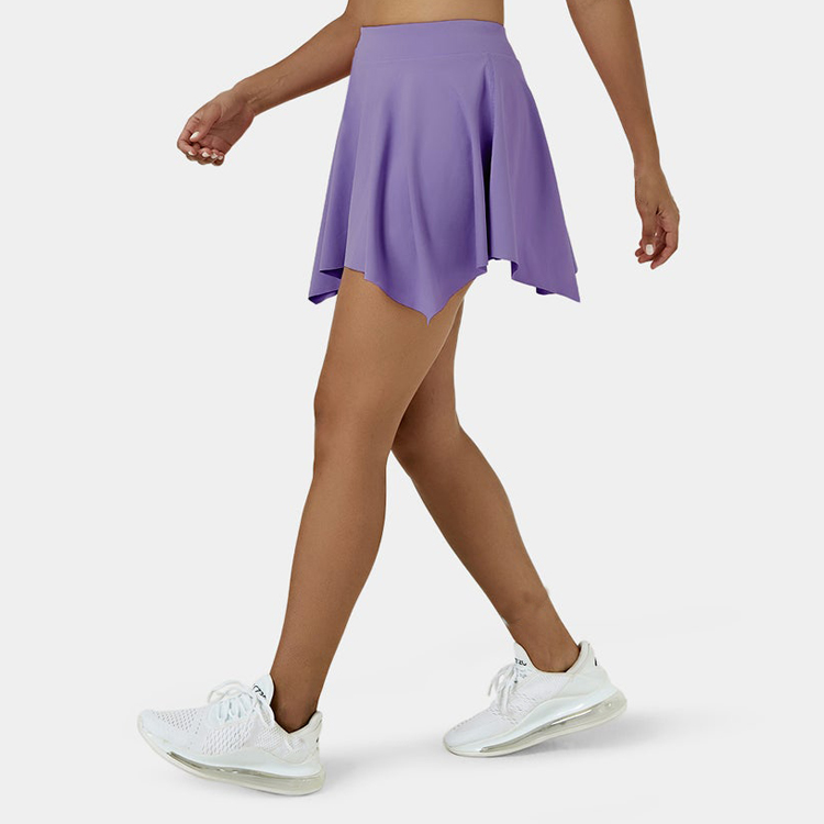 High Rise Four Way Stretch Girls Tennis Dress Wholesale Workout Women Tennis Skirts detail pictures
