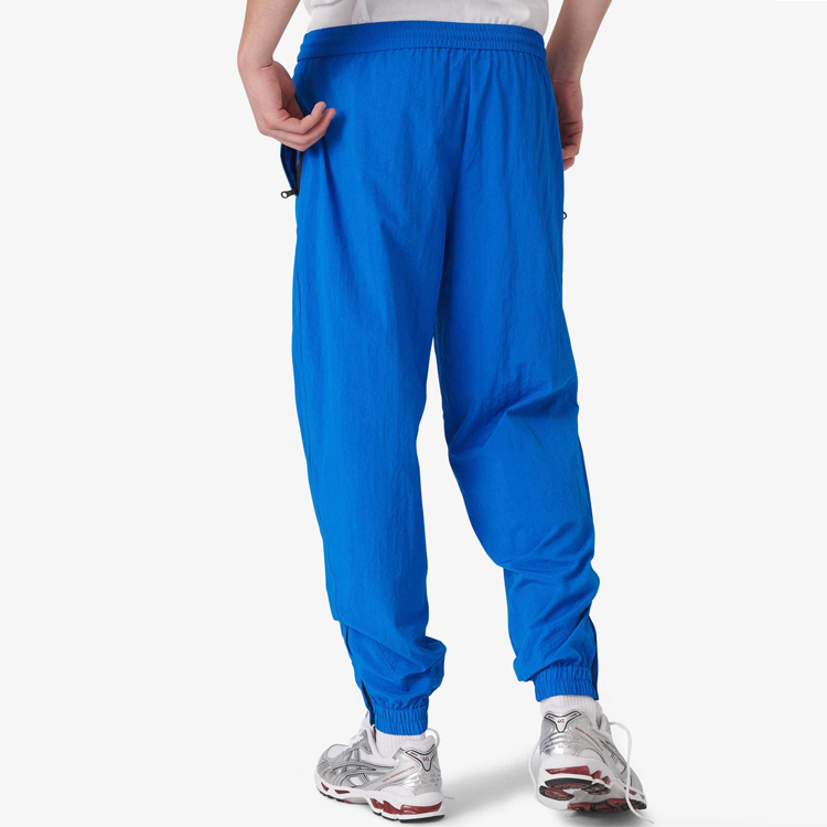 Lightweight Workout Custom Color Block Sports Gym Full Zip Nylon Tracksuits Set For Men detail pictures