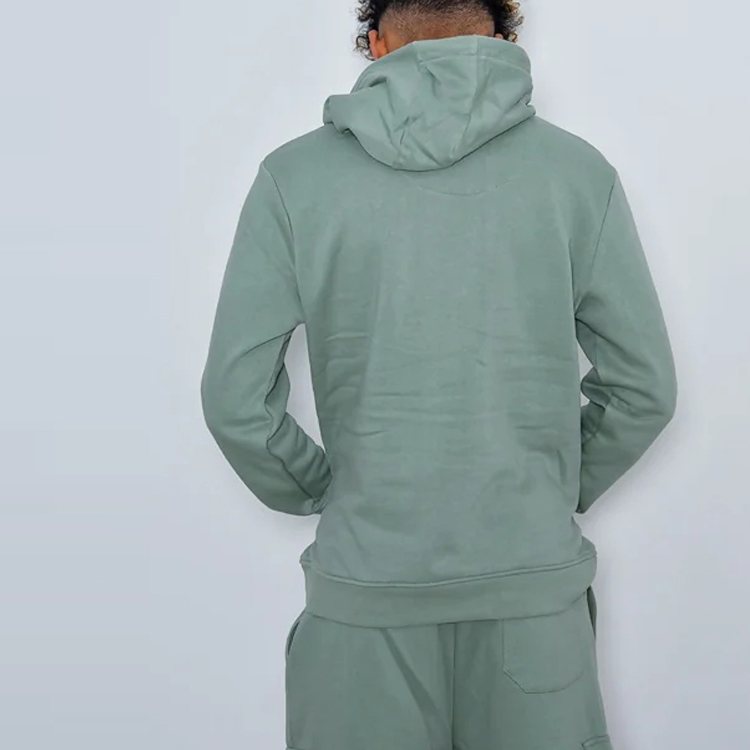 High Quality Custom 2 Pieces Cotton Polyester Jogging Shorts Tracksuit Sets For Men detail pictures