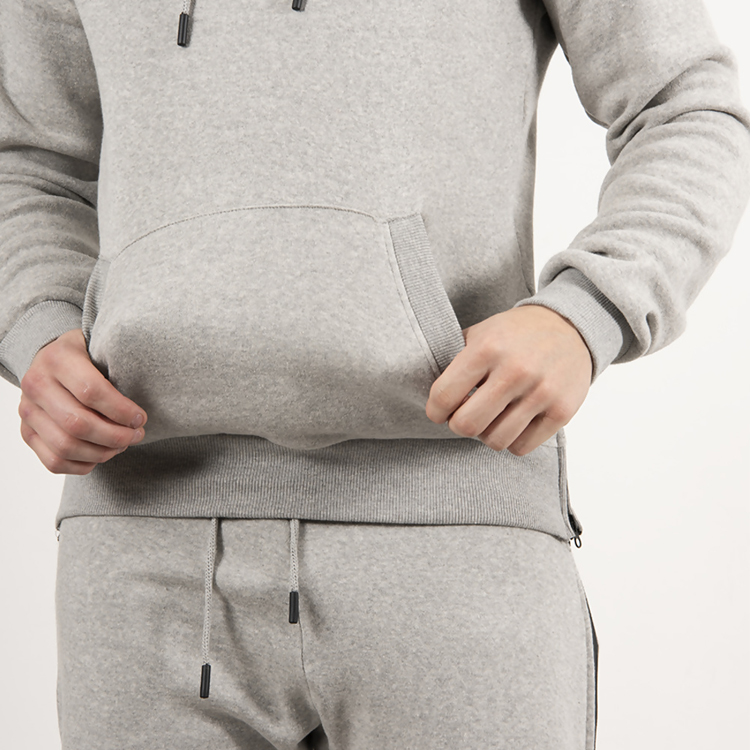Sport Running Wholesale Custom Logo Mens Slim Fit Sweatsuit Hoodie Jogging Suits Sets detail pictures