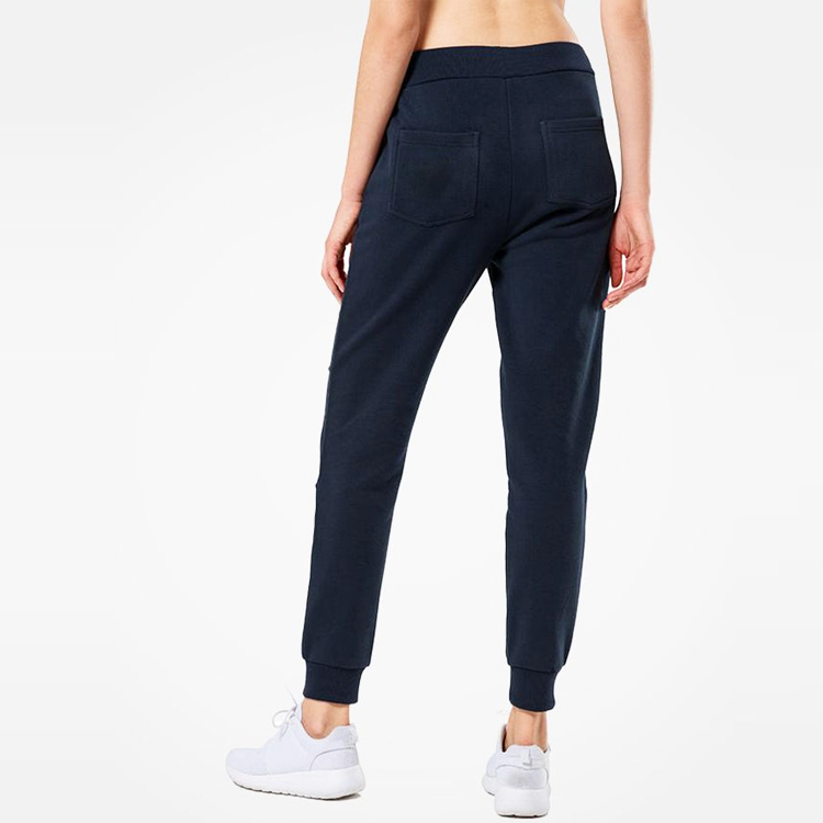 Private Label Drawstring Waist Workout Cotton Sweat Pants Custom Joggers For Women detail pictures