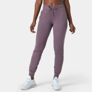 China Cheap price Tracksuits Manufacturer -
 New Trendy Custom Logo Four Way Stretch Cotton Drawstring Waist Women Slim Fit Joggers With Pockets – AIKA