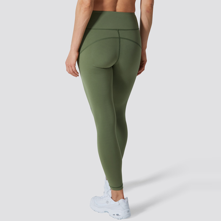 High Waist Four Way Stretch No Front Seam Sport Legging Women Fitness Yoga Tights detail pictures
