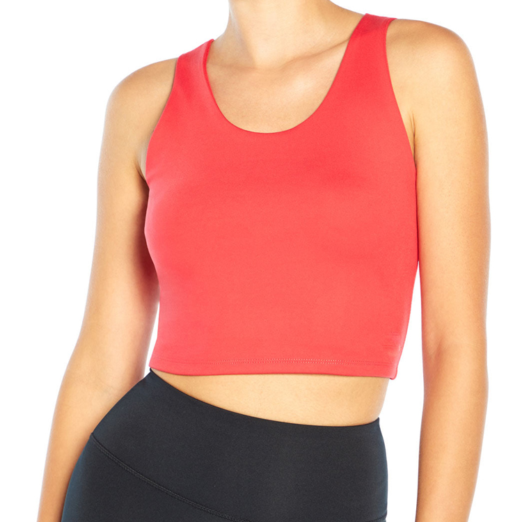 Best Selling  Fitness Gym Top Women Custom Sports Yoga Crop Tank Top
