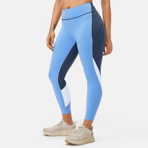 Hot Selling for Seamless Sportswear -
 High Waist Fitness Four-way Stretch Custom Printing Women No Front Seam Color Block Gym Yoga Pocket Leggings – AIKA