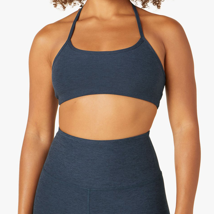 Latest Anti Shock Breathable Keyhole Fitness High Impact Women Sports Yoga Bra