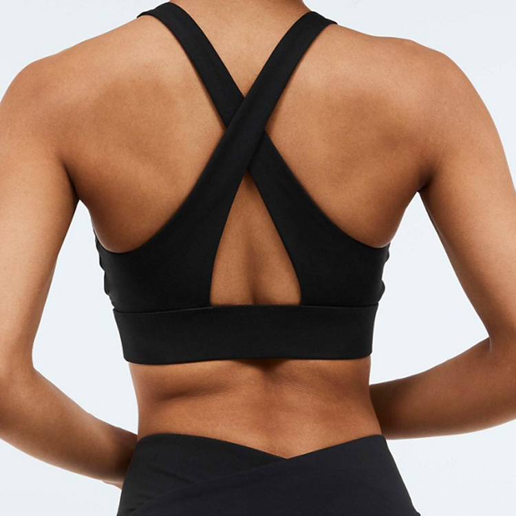 OEM Gym Custom Logo Design Workout High Waist Fitness Yoga Set For Women detail pictures