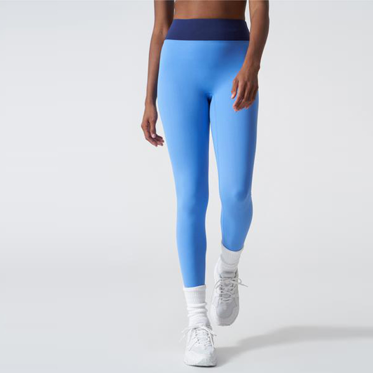 Wholesale Four Way Stretch Workout No Front Seam Custom High Waist Yoga Fitness Leggings