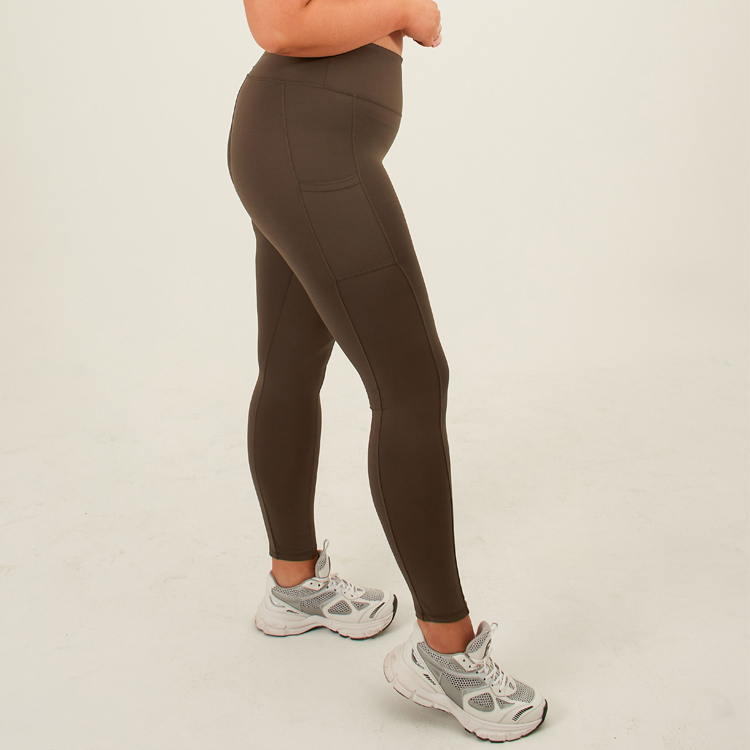 Wholesale Four Way Stretch High Waist Women Yoga Tights Gym Leggings With Pocket