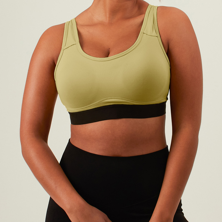 High Quality Ladies Push Up Yoga Bra Custom Adjustable Straps Sports Bra For Women
