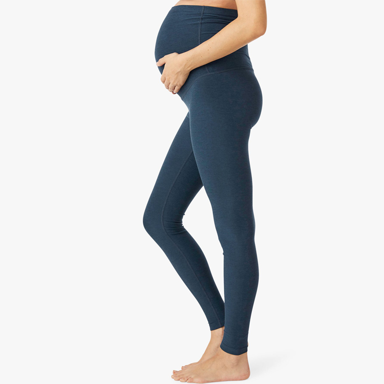 Eco Friendly Stretchable Sports Gym High Waist Women Maternity Yoga Leggings detail pictures