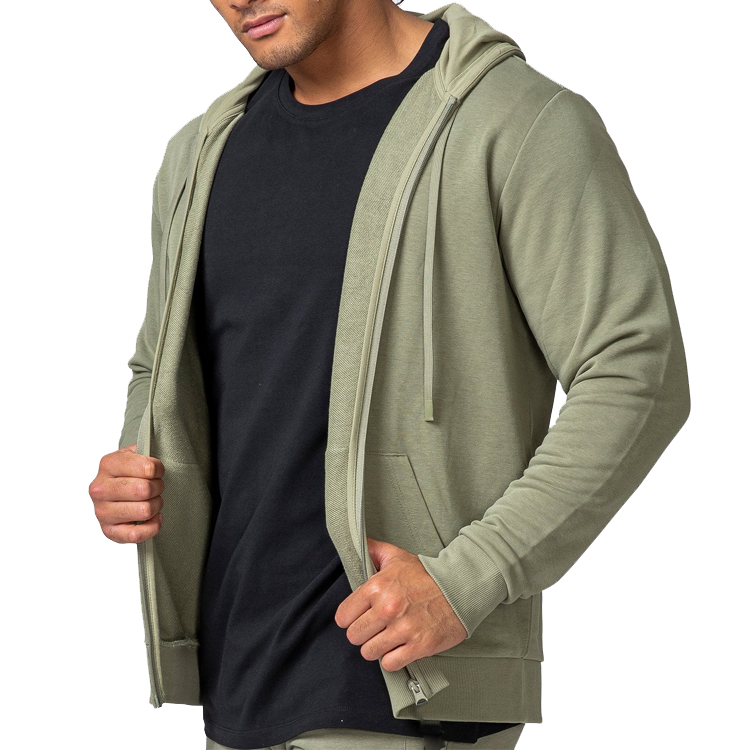 100% Original 90 Polyester 10 Spandex Pants -
Wholesale French Terry Cotton Custom Printed Plain Full Zip Up Sports Hoodies Jacket For Men – AIKA detail pictures